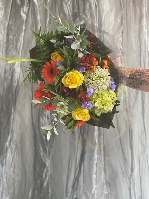 Bright and Cheerful Hand Tied
