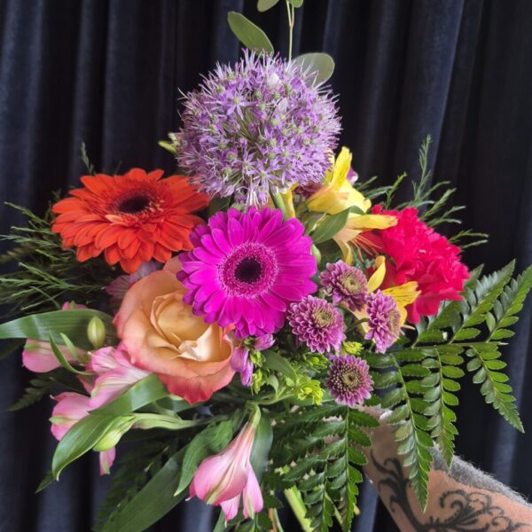 Bright and Cheerful Hand-Tied